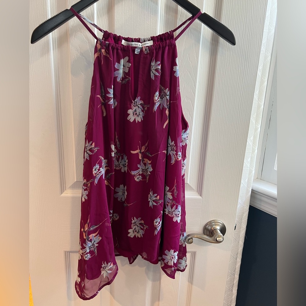 Small, fuchsia tank, flowy